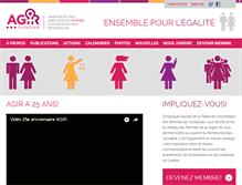 Tablet Screenshot of agir-outaouais.ca